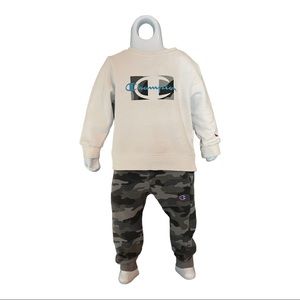 2T Boys Champion Sweatshirt and Sweatpants Set